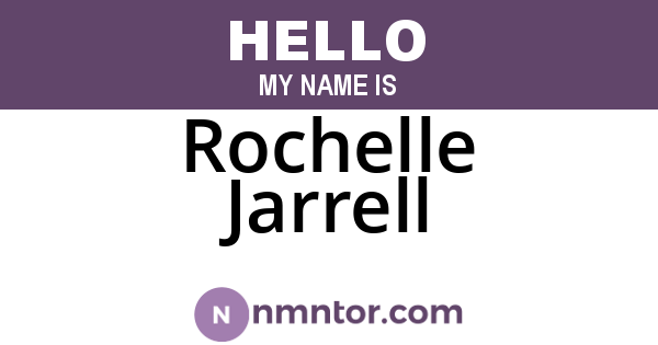 Rochelle Jarrell