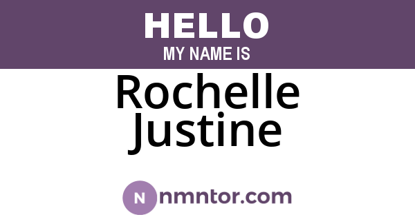 Rochelle Justine