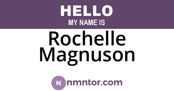 Rochelle Magnuson