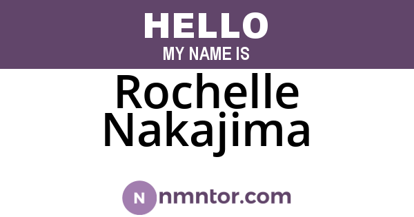 Rochelle Nakajima