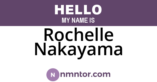 Rochelle Nakayama