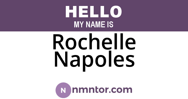 Rochelle Napoles