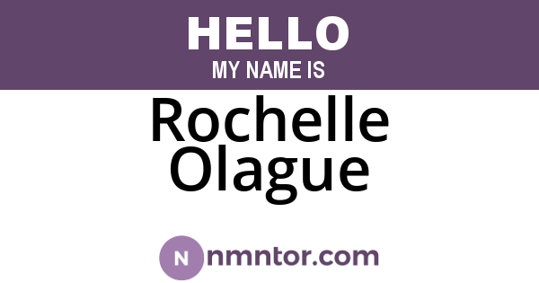 Rochelle Olague