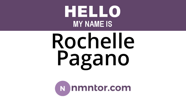 Rochelle Pagano