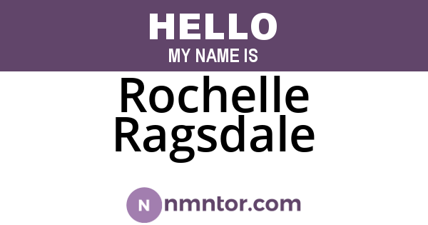Rochelle Ragsdale