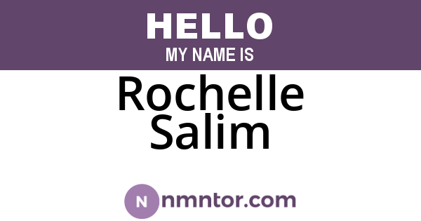 Rochelle Salim
