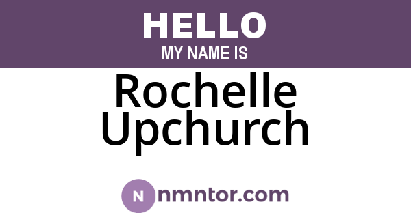 Rochelle Upchurch