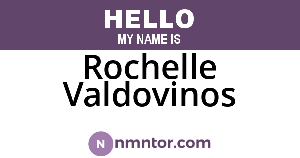 Rochelle Valdovinos