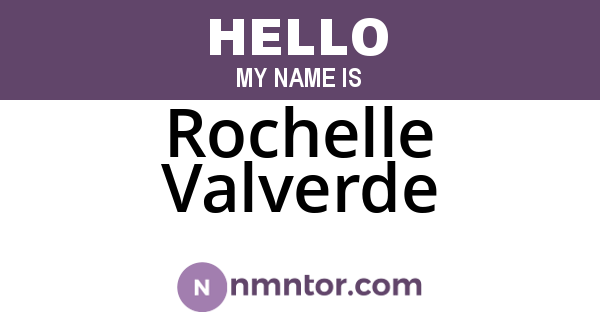 Rochelle Valverde