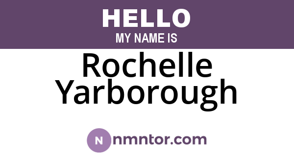 Rochelle Yarborough