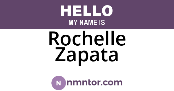 Rochelle Zapata