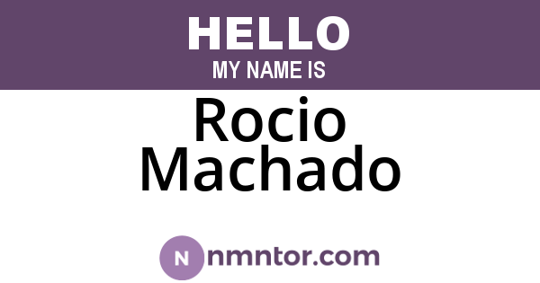 Rocio Machado