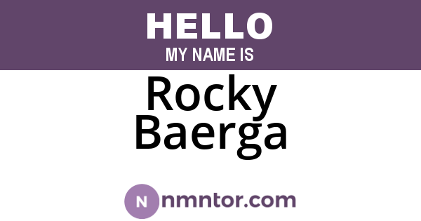 Rocky Baerga