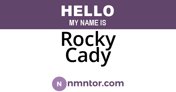 Rocky Cady