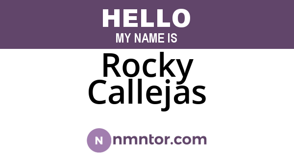 Rocky Callejas