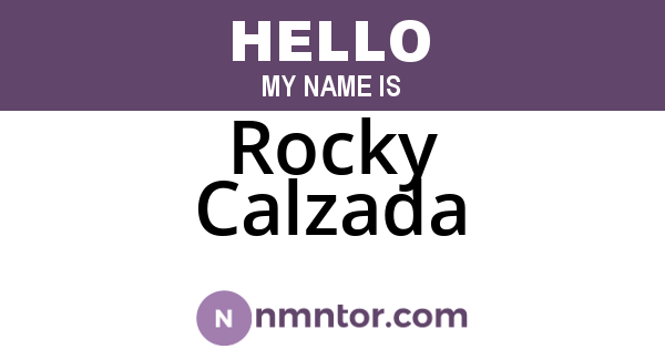 Rocky Calzada