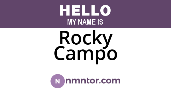 Rocky Campo