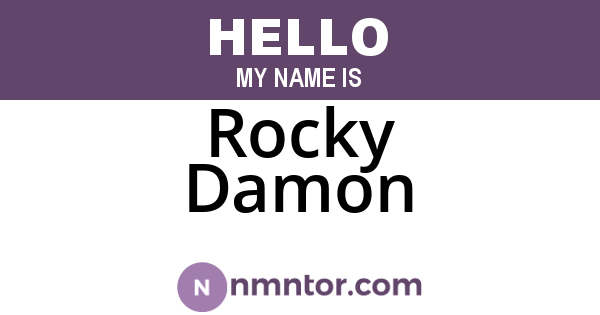 Rocky Damon