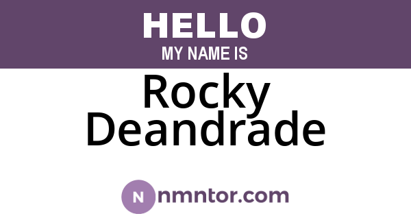 Rocky Deandrade
