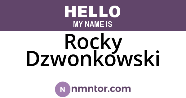 Rocky Dzwonkowski