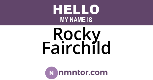 Rocky Fairchild