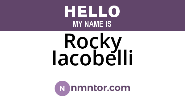 Rocky Iacobelli