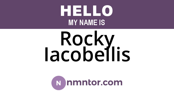 Rocky Iacobellis