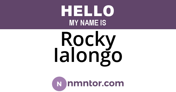 Rocky Ialongo