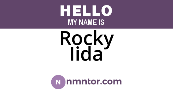 Rocky Iida