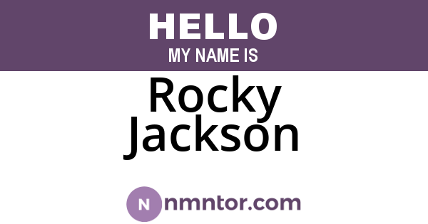 Rocky Jackson