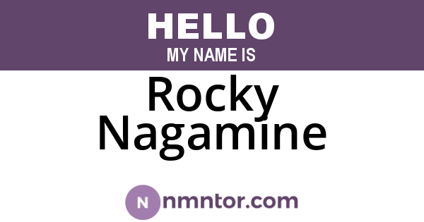 Rocky Nagamine