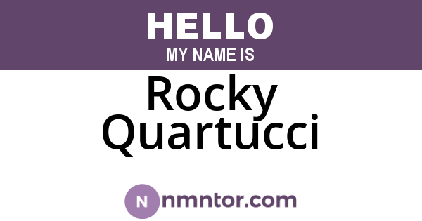 Rocky Quartucci