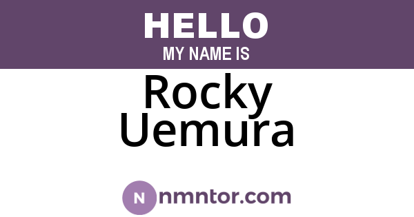 Rocky Uemura