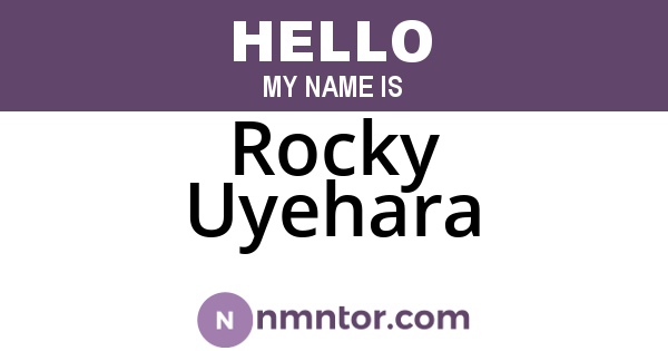 Rocky Uyehara