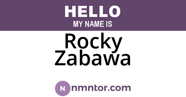 Rocky Zabawa