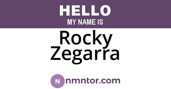 Rocky Zegarra