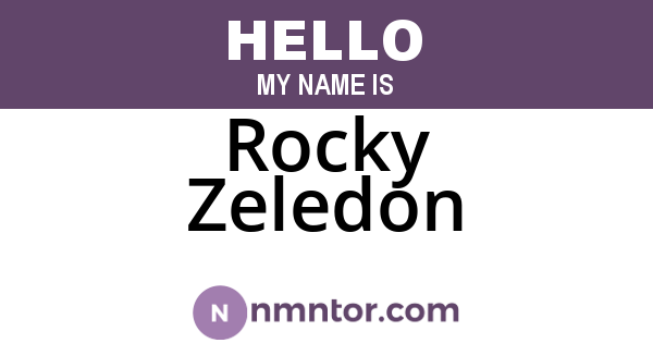 Rocky Zeledon