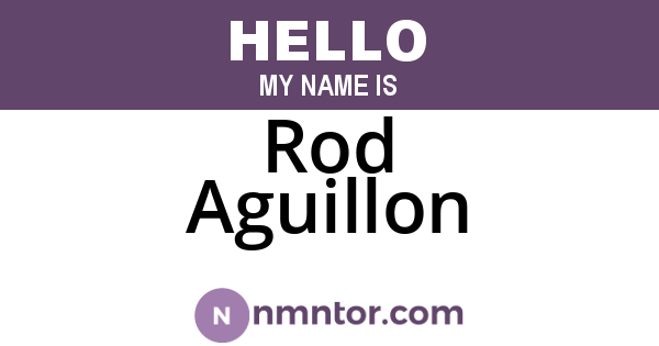 Rod Aguillon