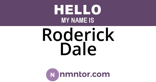 Roderick Dale