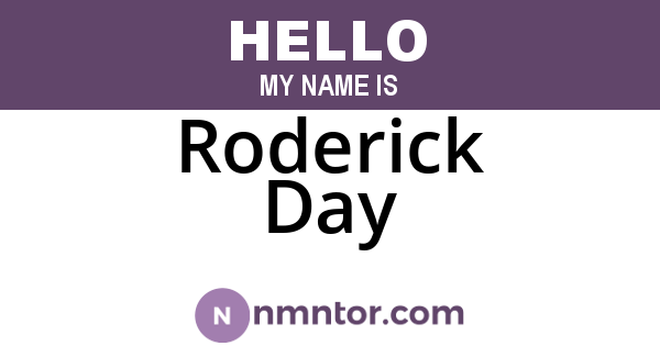 Roderick Day