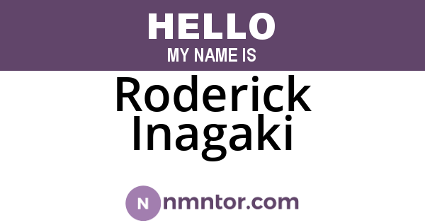 Roderick Inagaki
