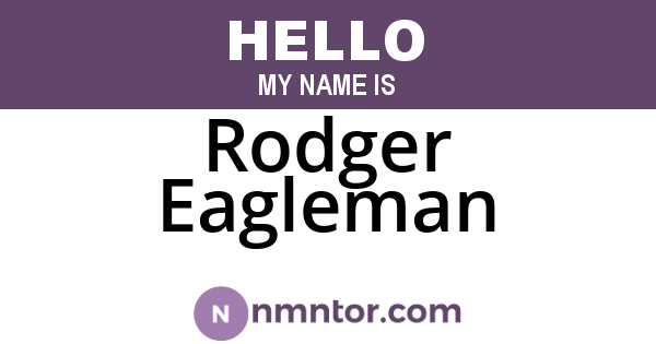 Rodger Eagleman