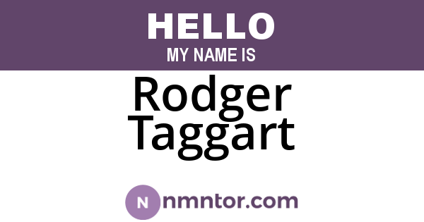 Rodger Taggart