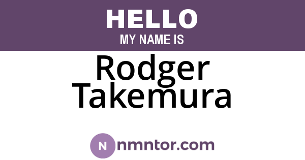 Rodger Takemura