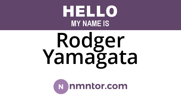 Rodger Yamagata