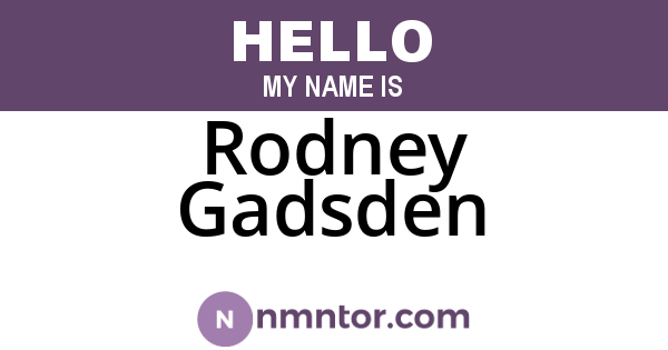 Rodney Gadsden