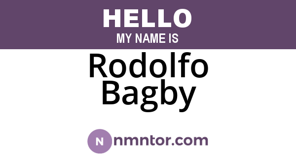 Rodolfo Bagby
