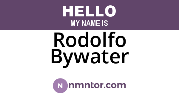 Rodolfo Bywater