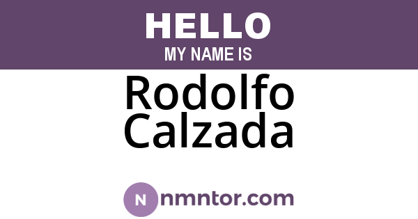 Rodolfo Calzada