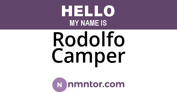 Rodolfo Camper